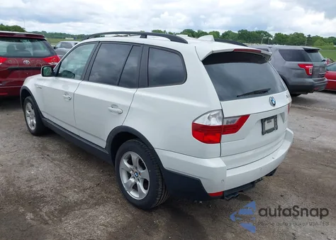 2008 BMW X3 3.0Si из США, поврежденный, VIN WBXPC93478WJ15862